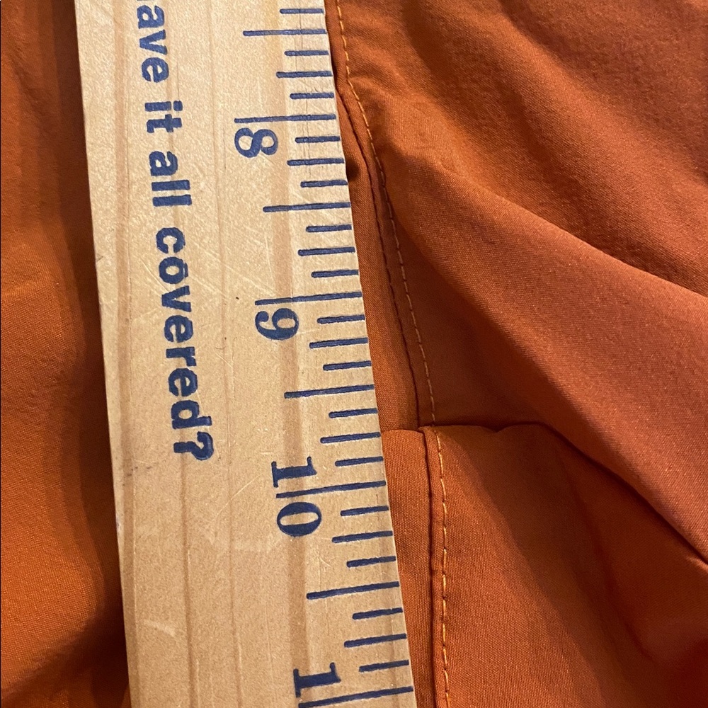 The American Outsdoorsman Nylon Gorpcore Terracotta Curved Hem Shorts SP22 LARGE - Picture 4 of 12